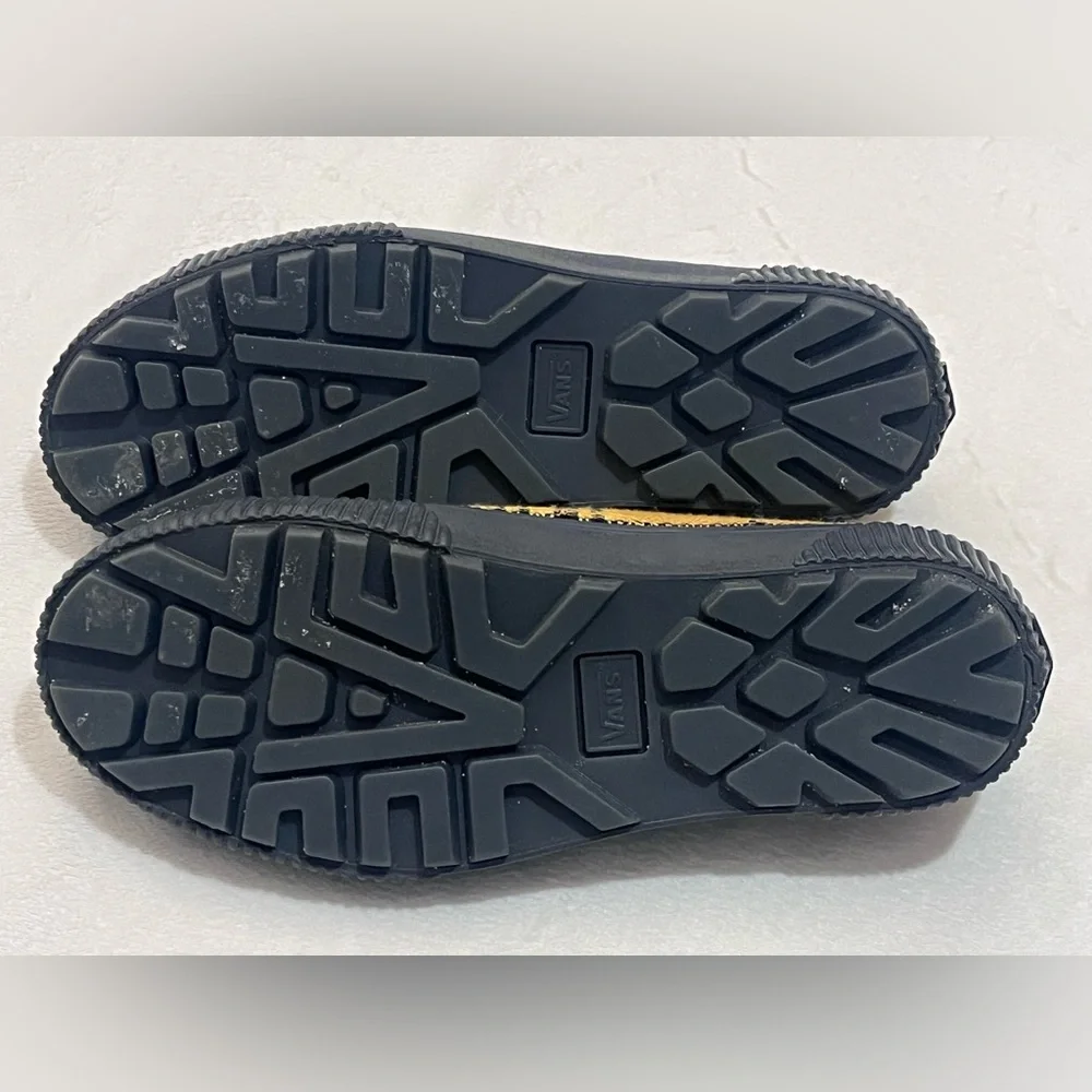 Vans UltraCush Alex Knost/Lee-Ann Curren Yellow Black Plaid Low-Top Sneakers - Picture 9 of 16